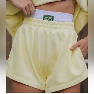 Daily Drills Super Short Boxer Shorts in Lemonade - M/L